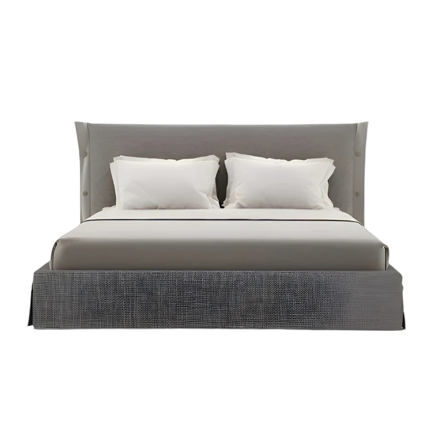 Alessandra Double Bed with Tufted Headboard Elegance