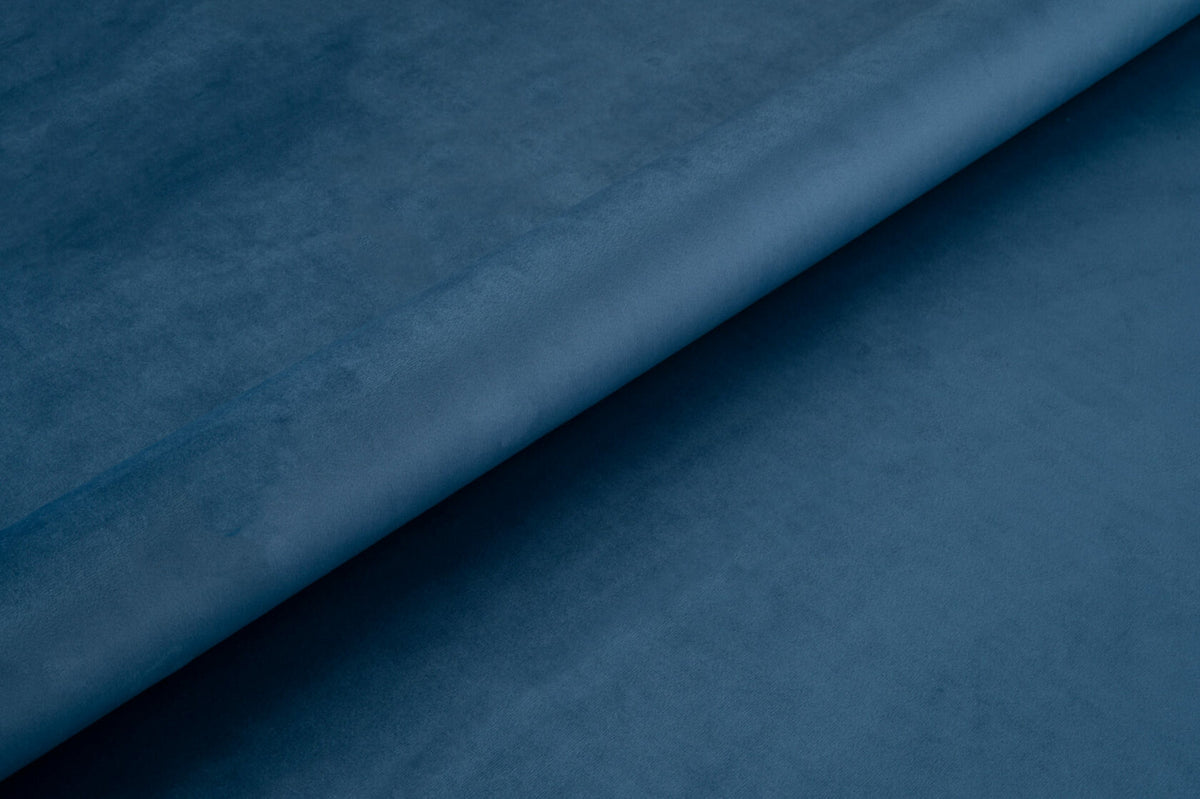 Échantillon de velours bleu sarcelle
