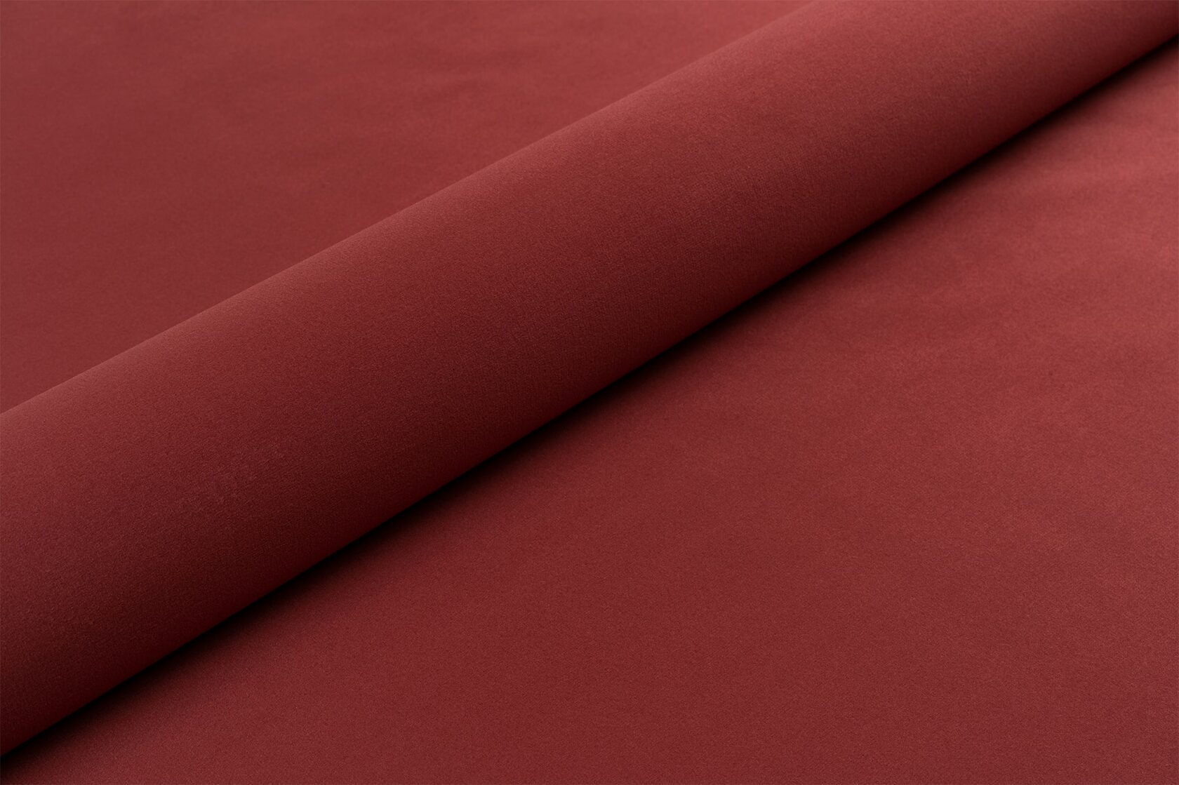 Échantillon de velours rouge brique