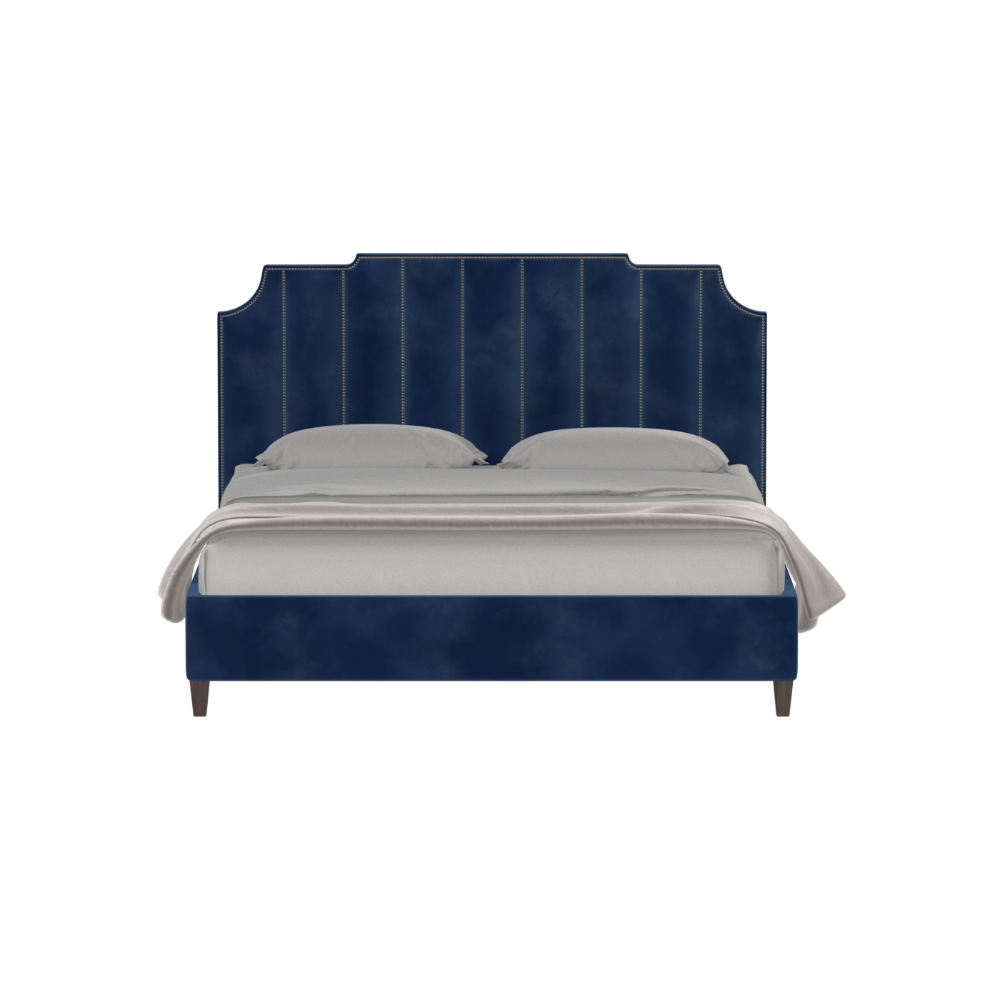 Gabriella Bett mit vertikalem Kopfteil