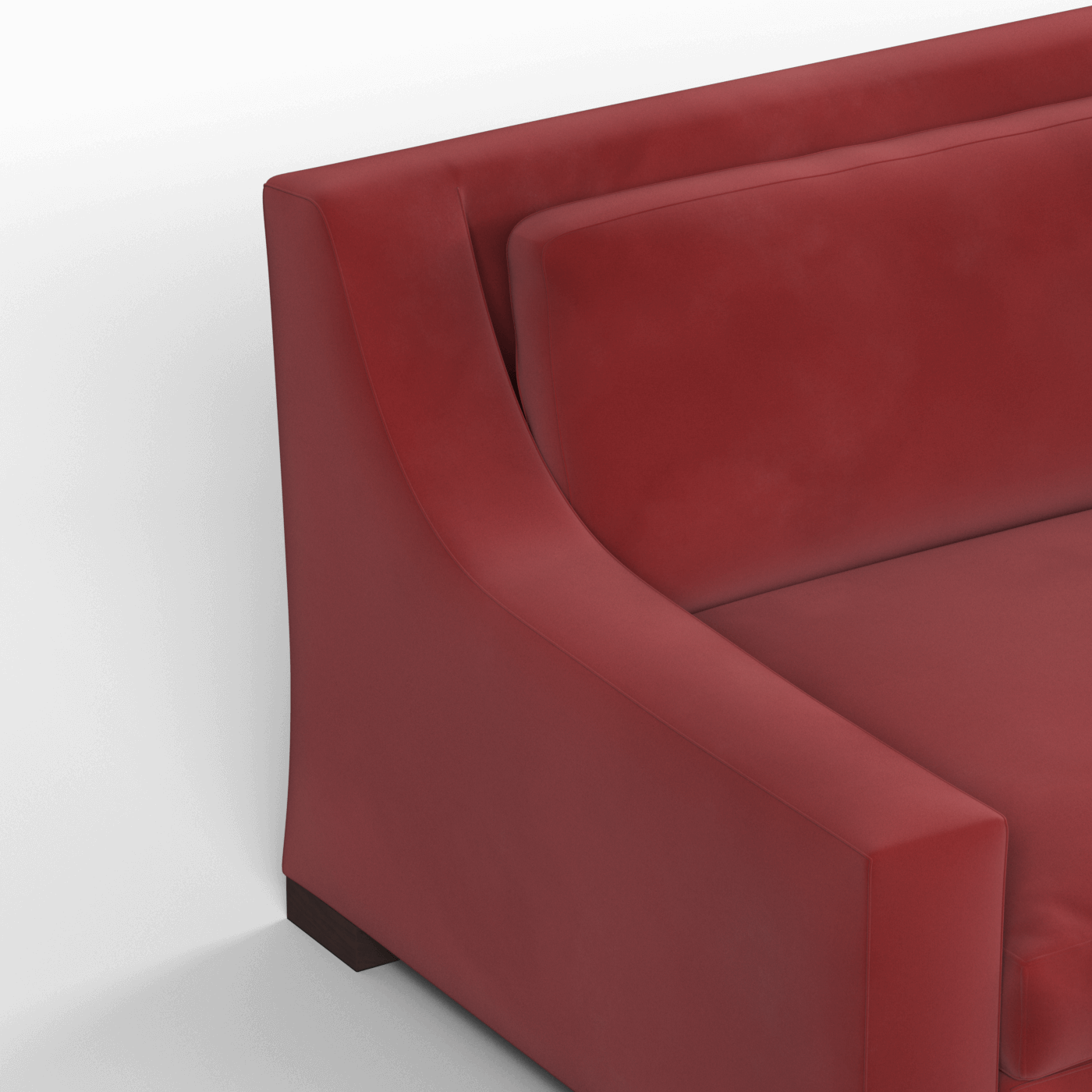 Louis 2 Seater Sofa — Structured Design with Tapered Arms