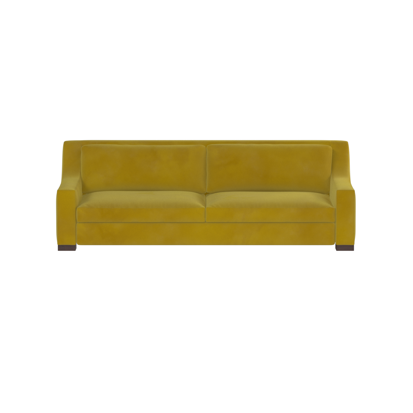 Louis 2 Seater Sofa — Structured Design with Tapered Arms