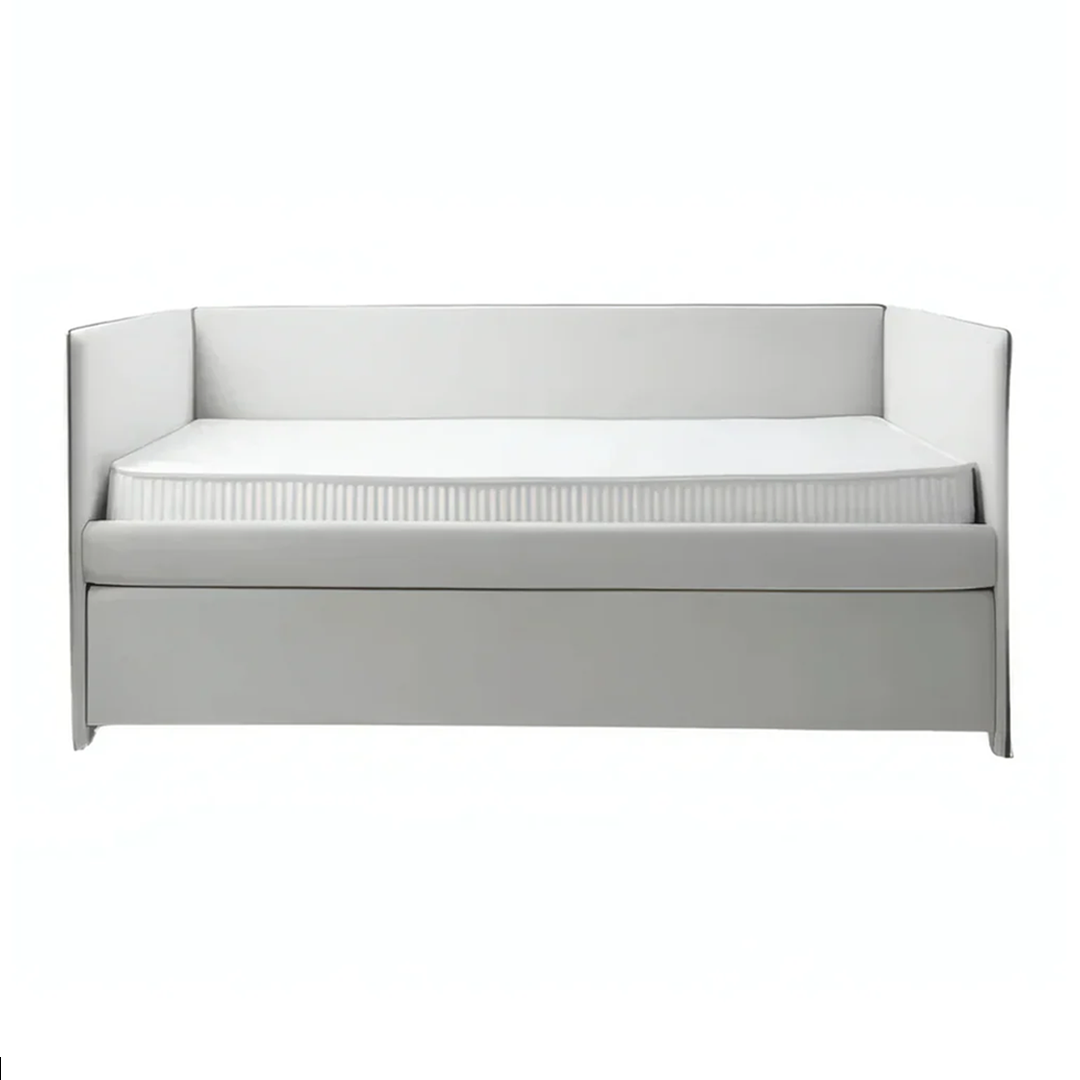 Mea Bed with Compact Lines and Subtle Design