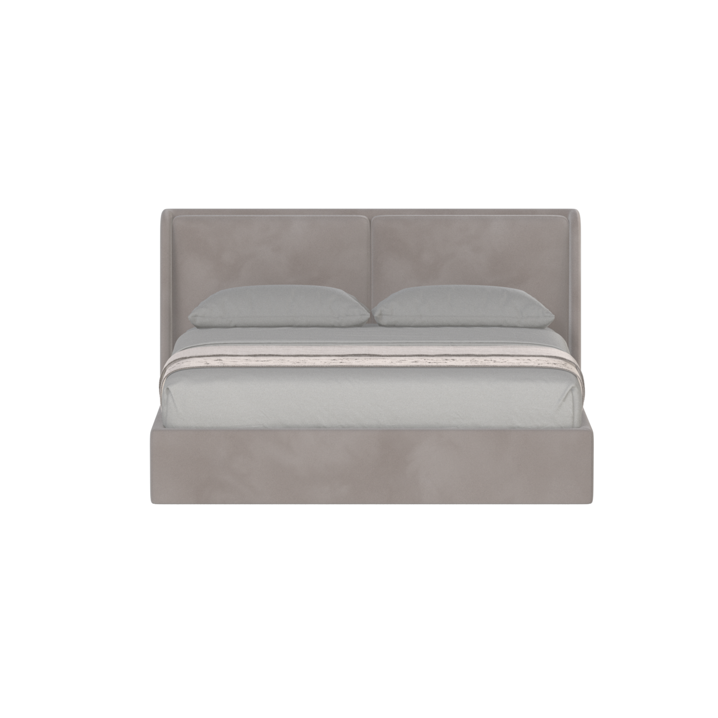 Bett mit weichem Kopfteil Ruby