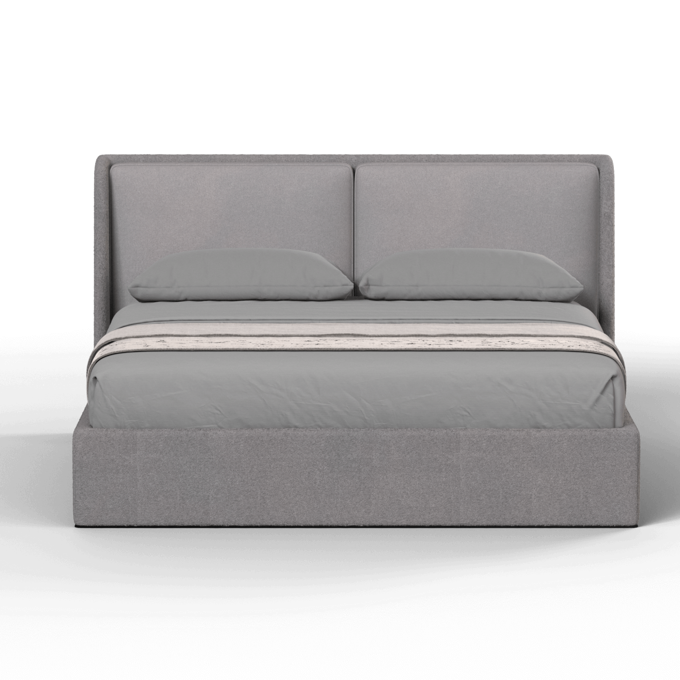 Bett mit weichem Kopfteil Ruby
