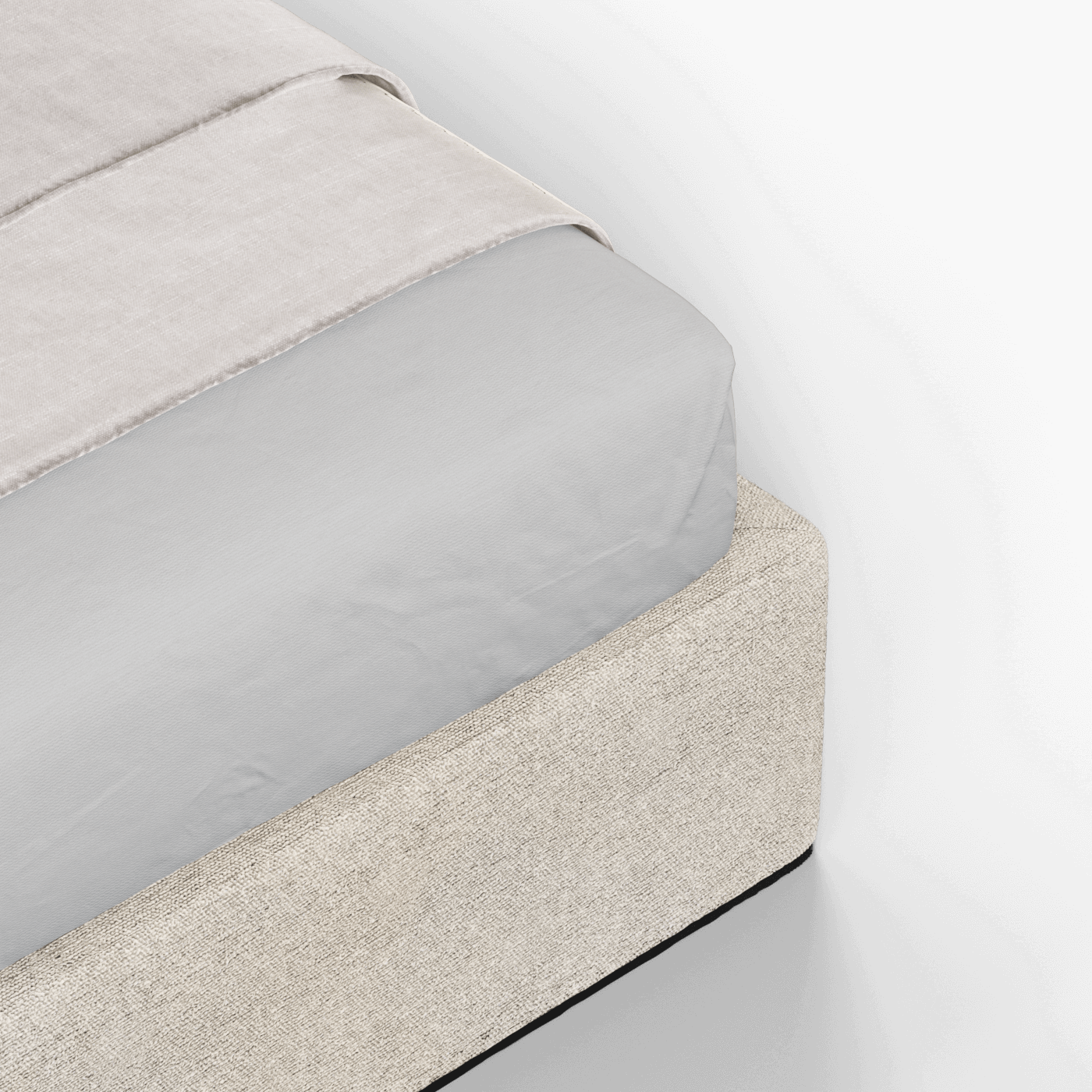 Bett mit weichem Kopfteil Ruby