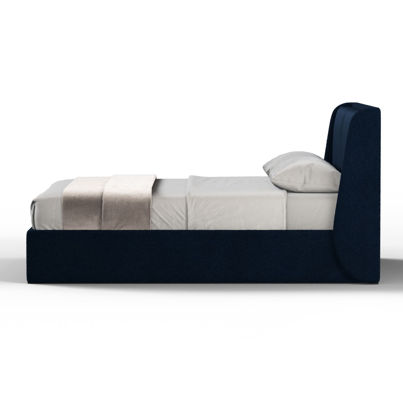 Ruby Upholstered Double Bed in Premium Fabric