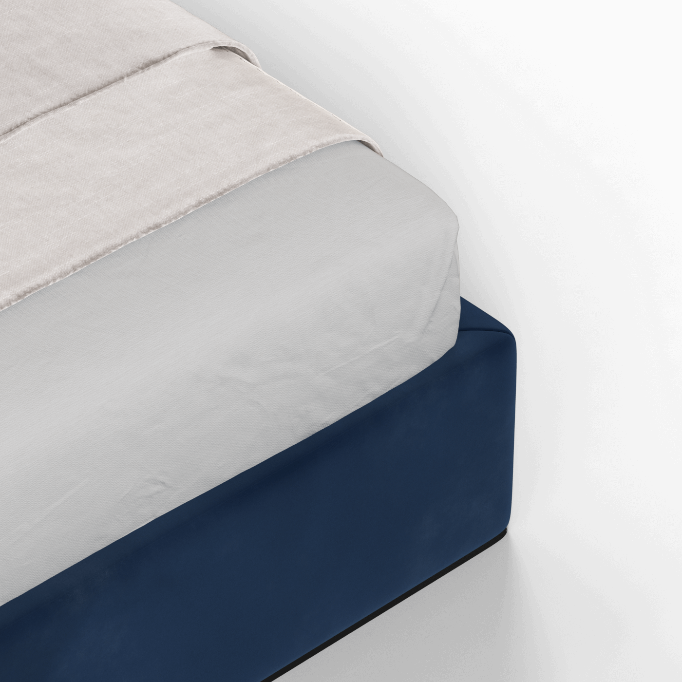 Bett mit weichem Kopfteil Ruby