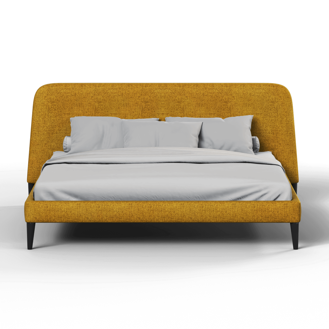 Lit double Selma avec capitonnage vertical profond