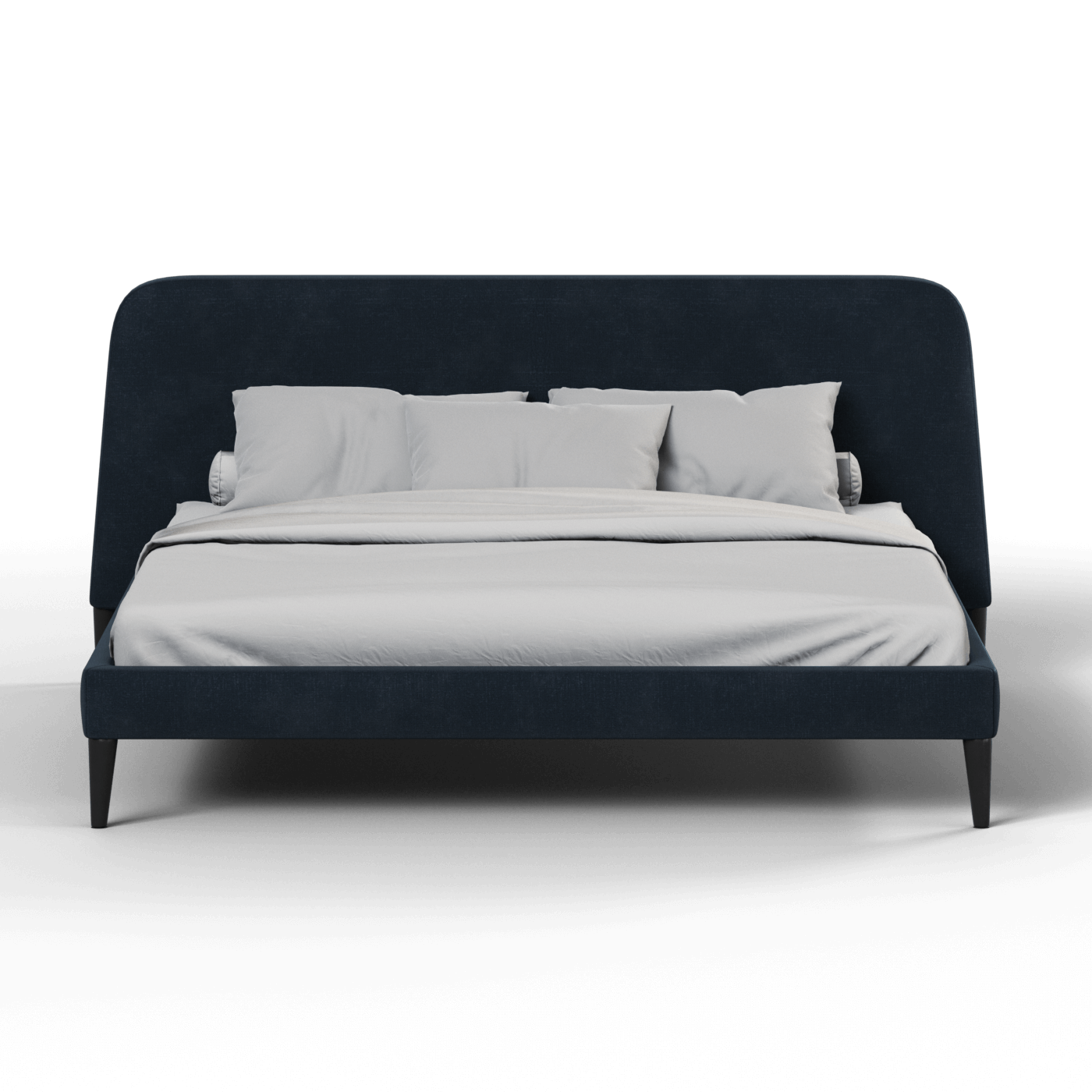Lit double Selma avec capitonnage vertical profond