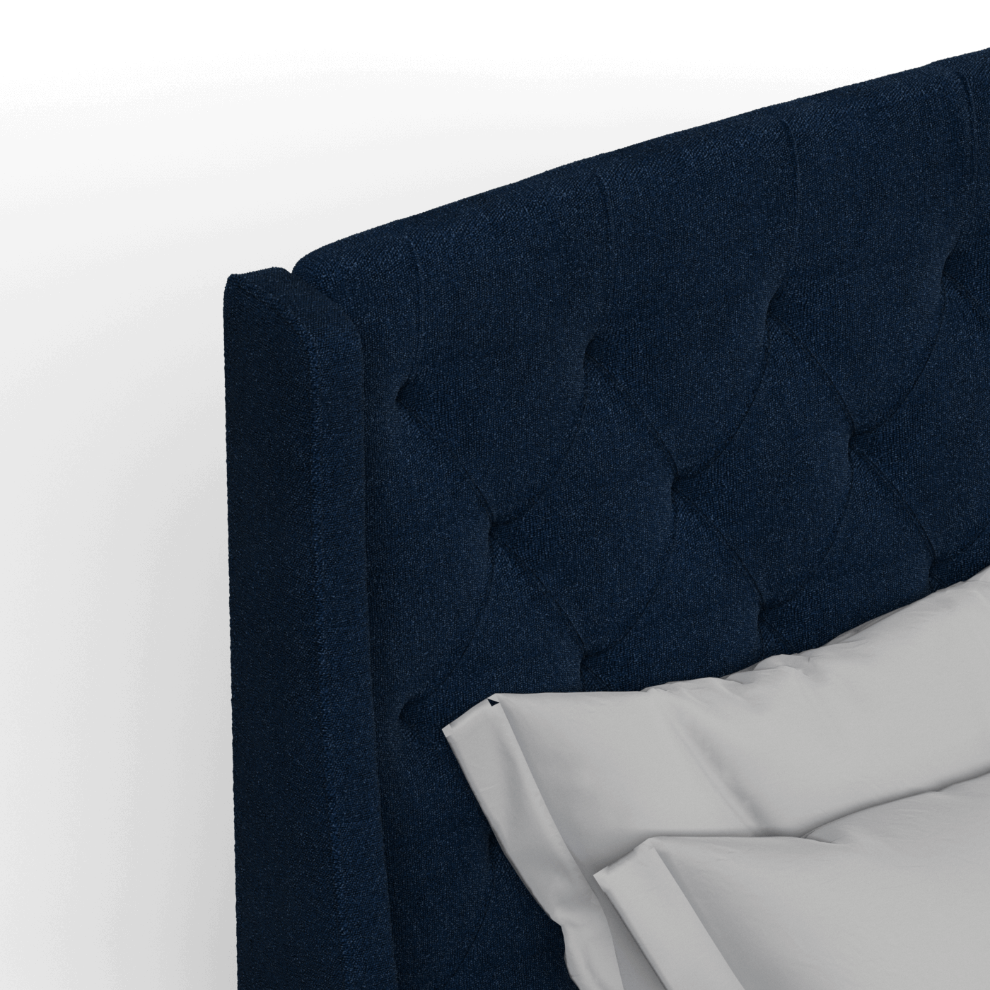 Sophia Upholstered Bed with Buttoned Headboard