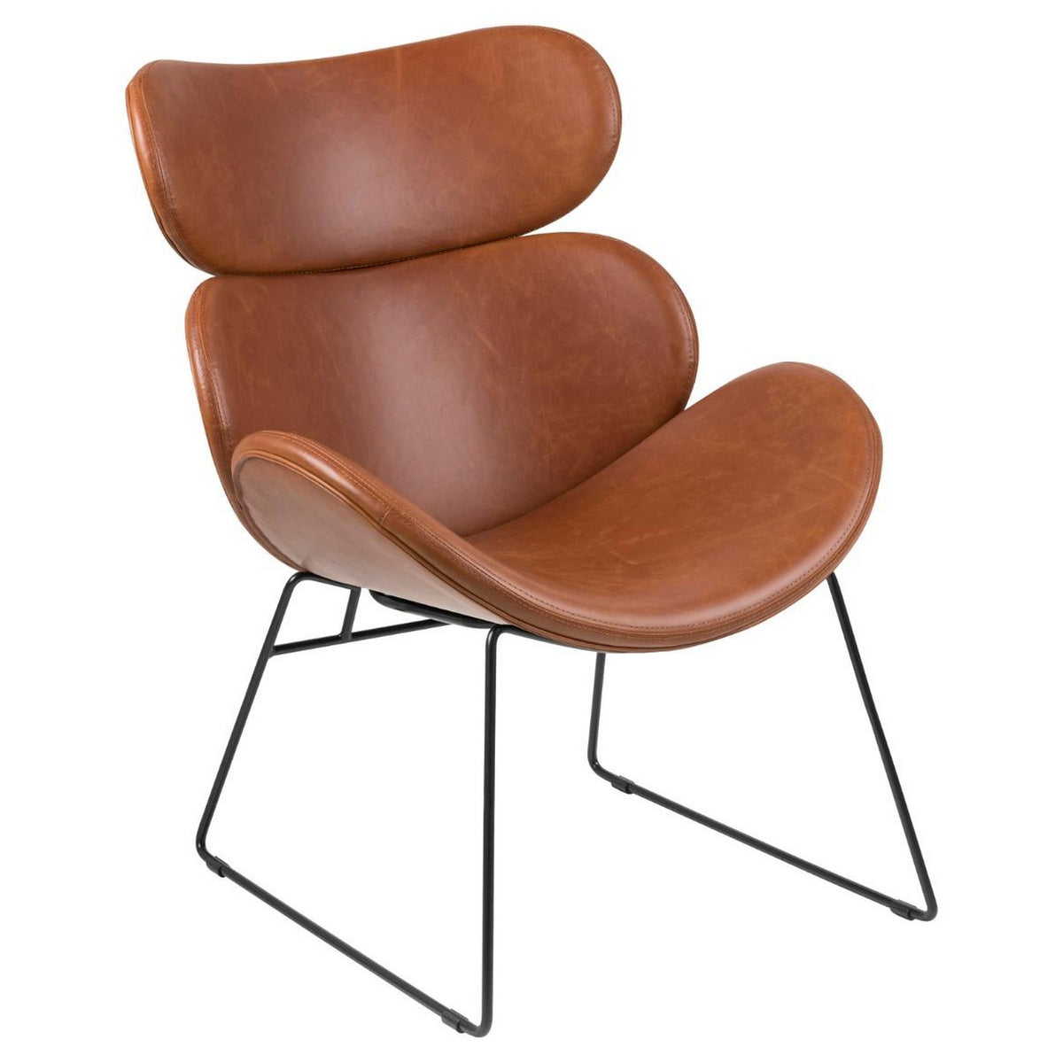 Lounge Chair Cazar - Brown