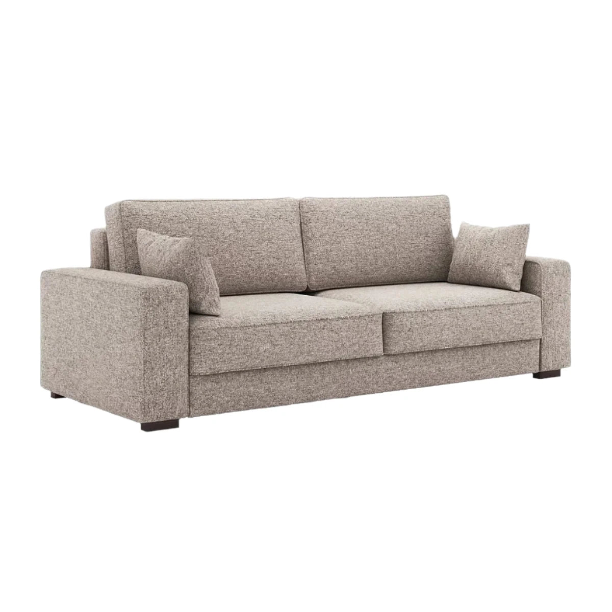 Side view of Lars convertible sofa bed in modern interior