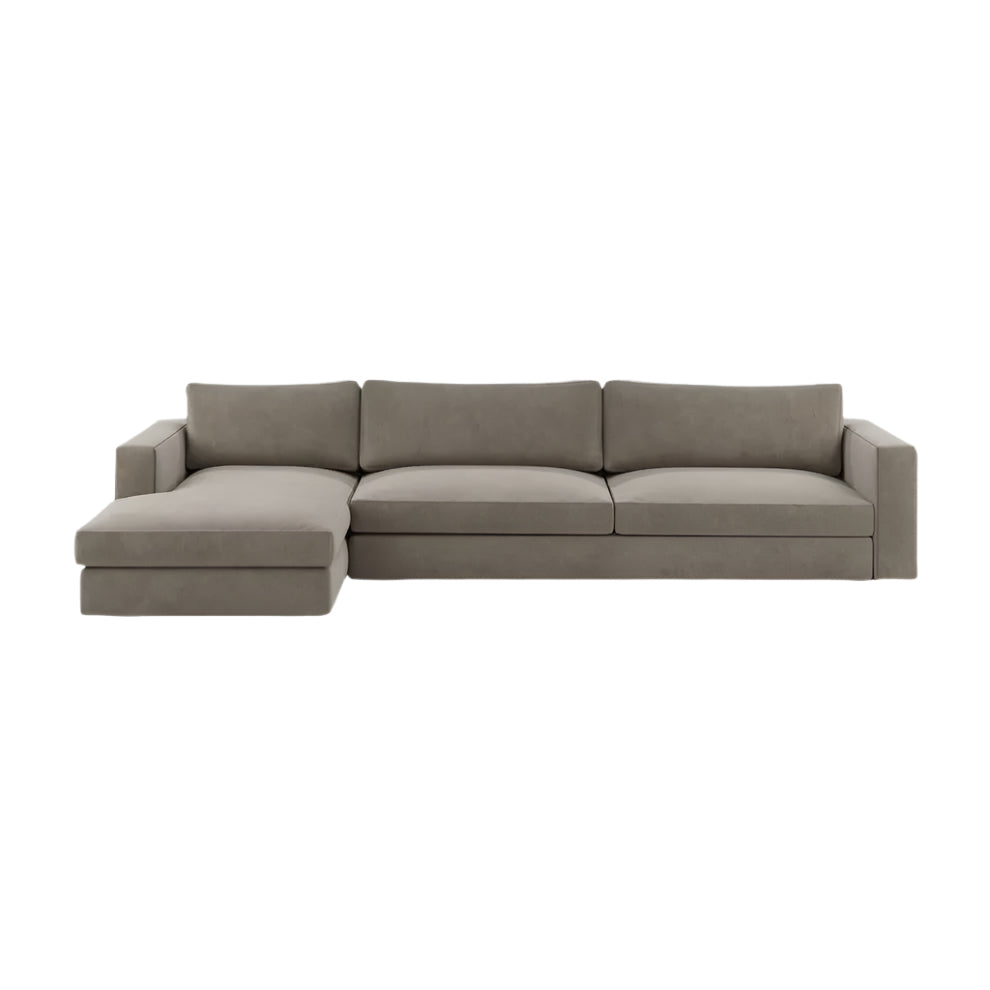 Gordon Sectional Sofa with Left Chaise and Three-Seater Section