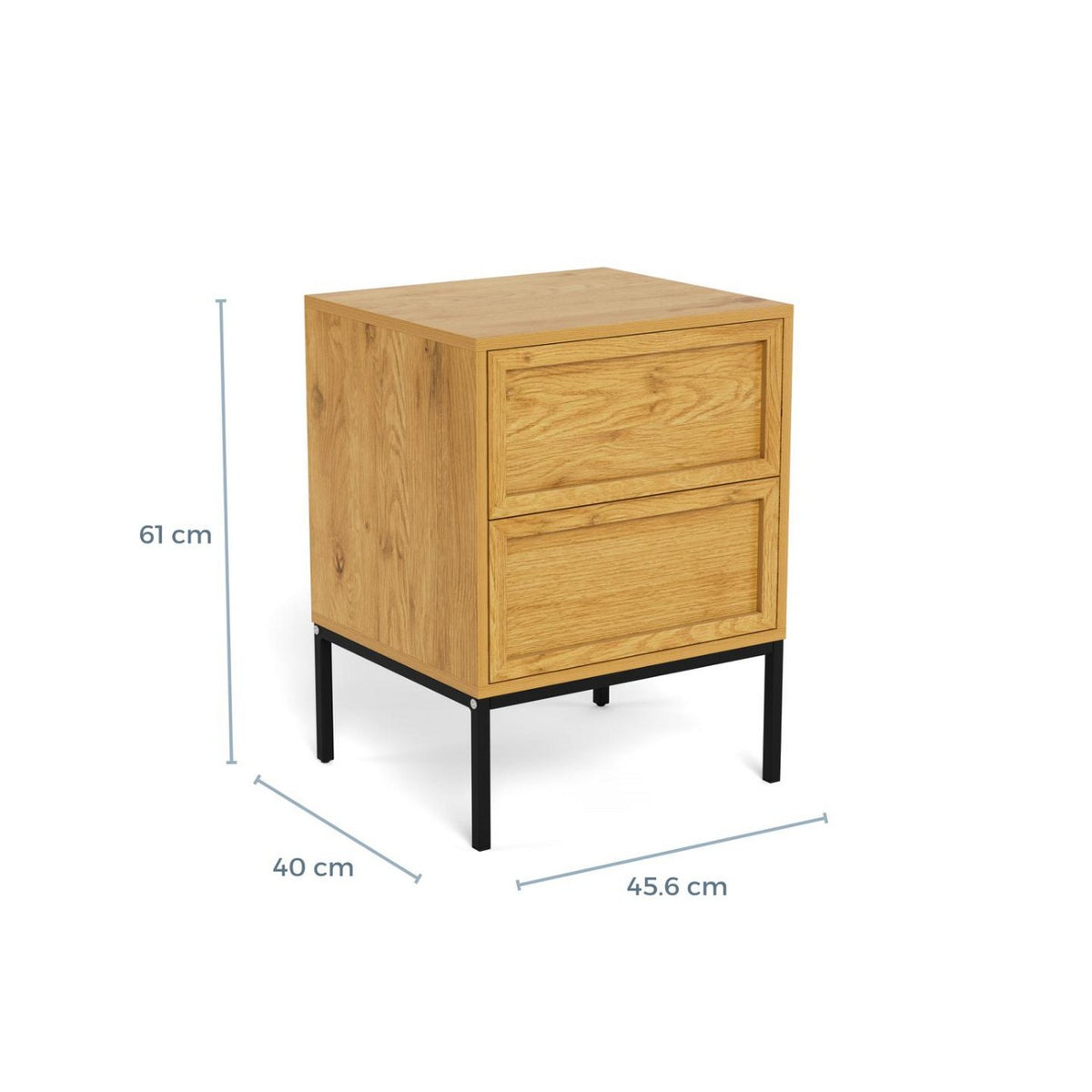 Bedside Table Palmdale - Beige