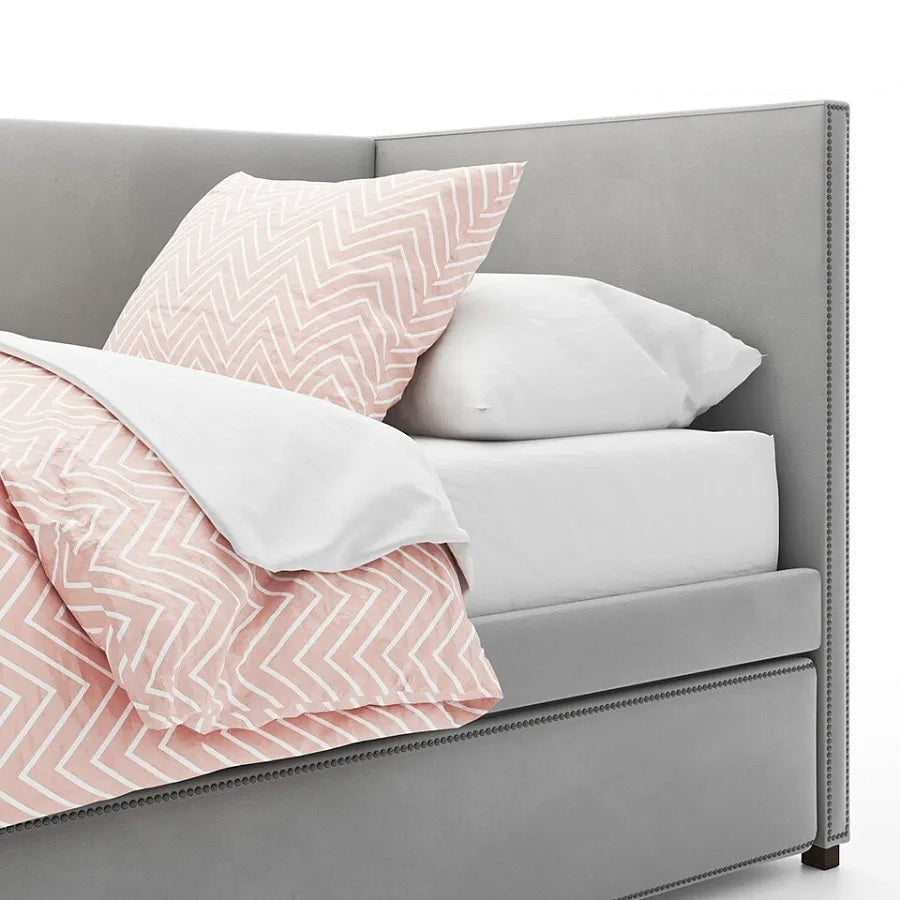 Lit de repos Serena — Élégant lit de repos rembourré avec rangement en option