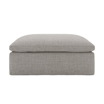 Ari pouffe with soft top and rounded corners