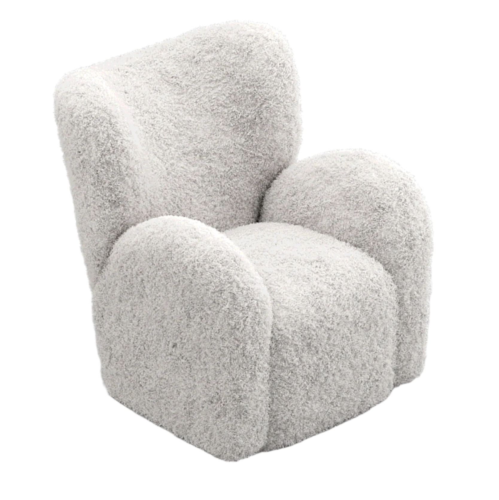 Togo Lounge Armchair with Plush Contours