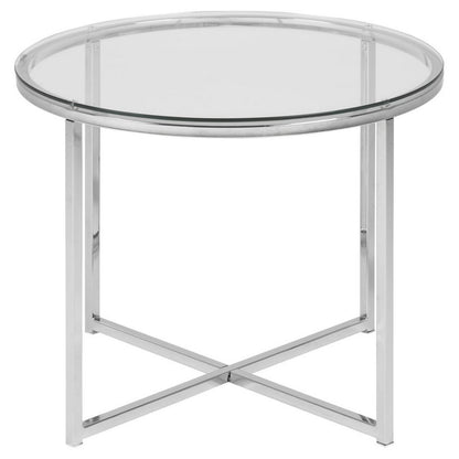 Side Table Cross - Transparent