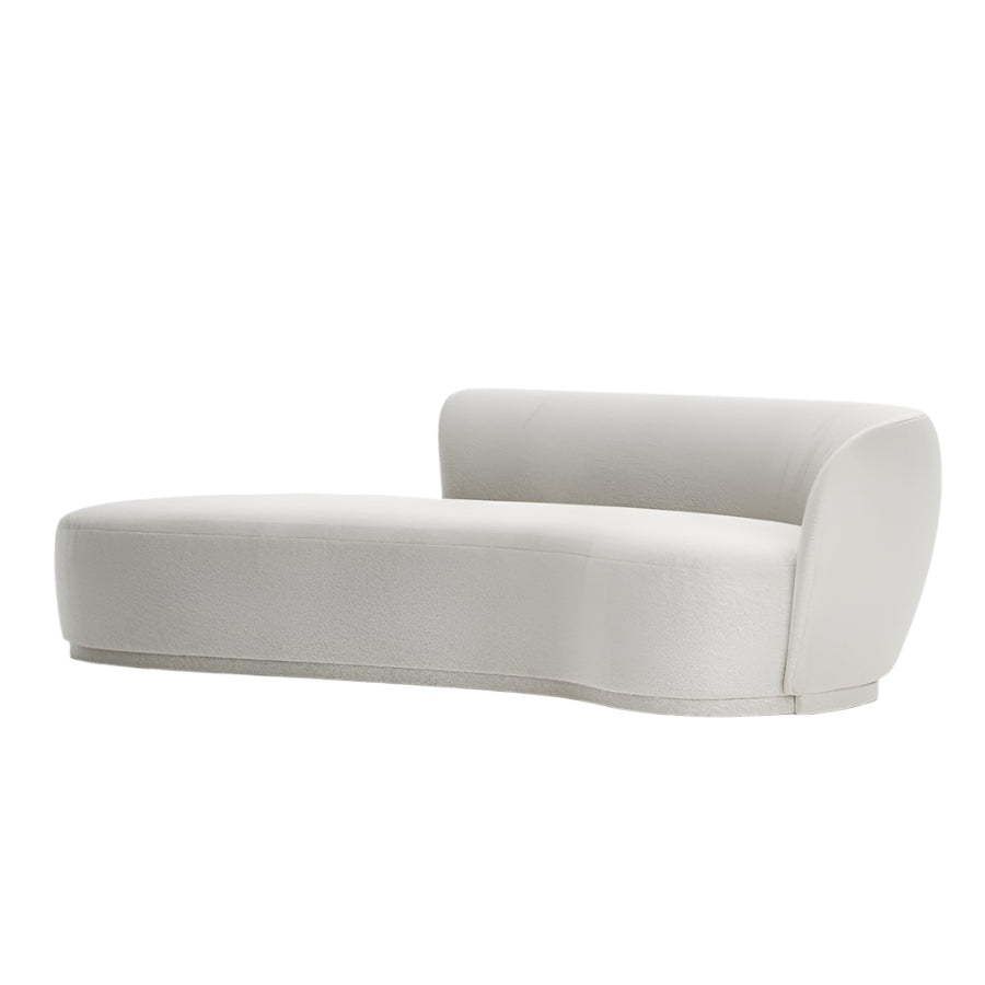 Hudson Boucle Curved Deep Seat Sofa