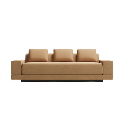 Turin Sofa with Three Cushions and Solid Base