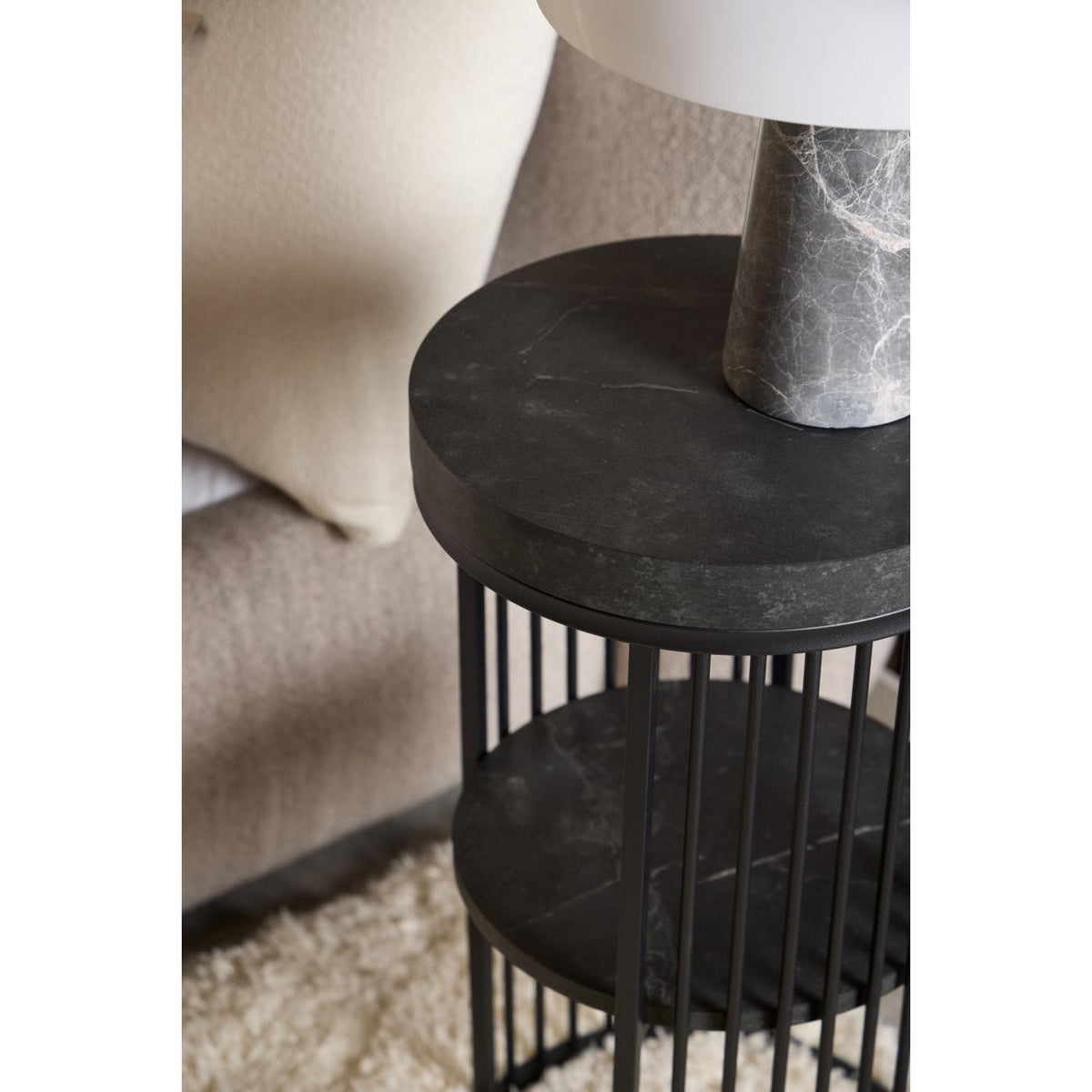 Bedside Table Strington - Black