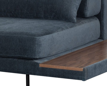 Handy Sofa with Built-In Side Table