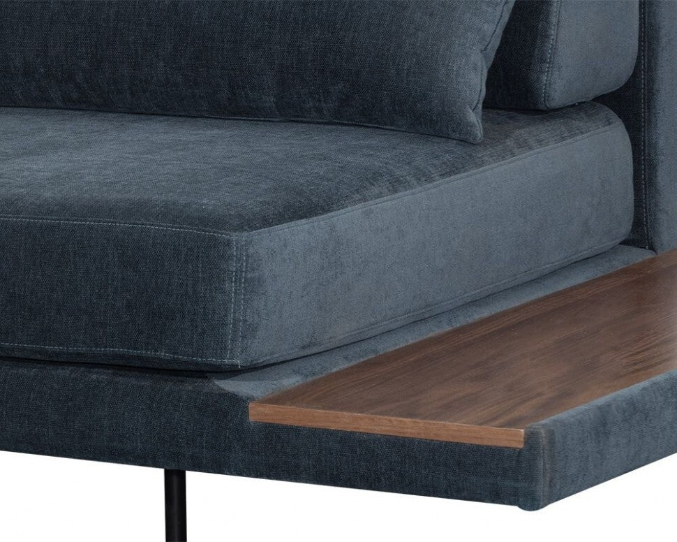 Handy Sofa with Built-In Side Table