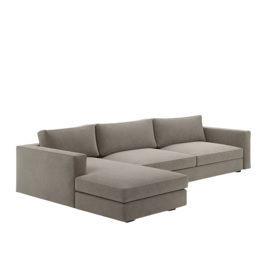 Gordon Sectional Sofa with Left Chaise and Three-Seater Section