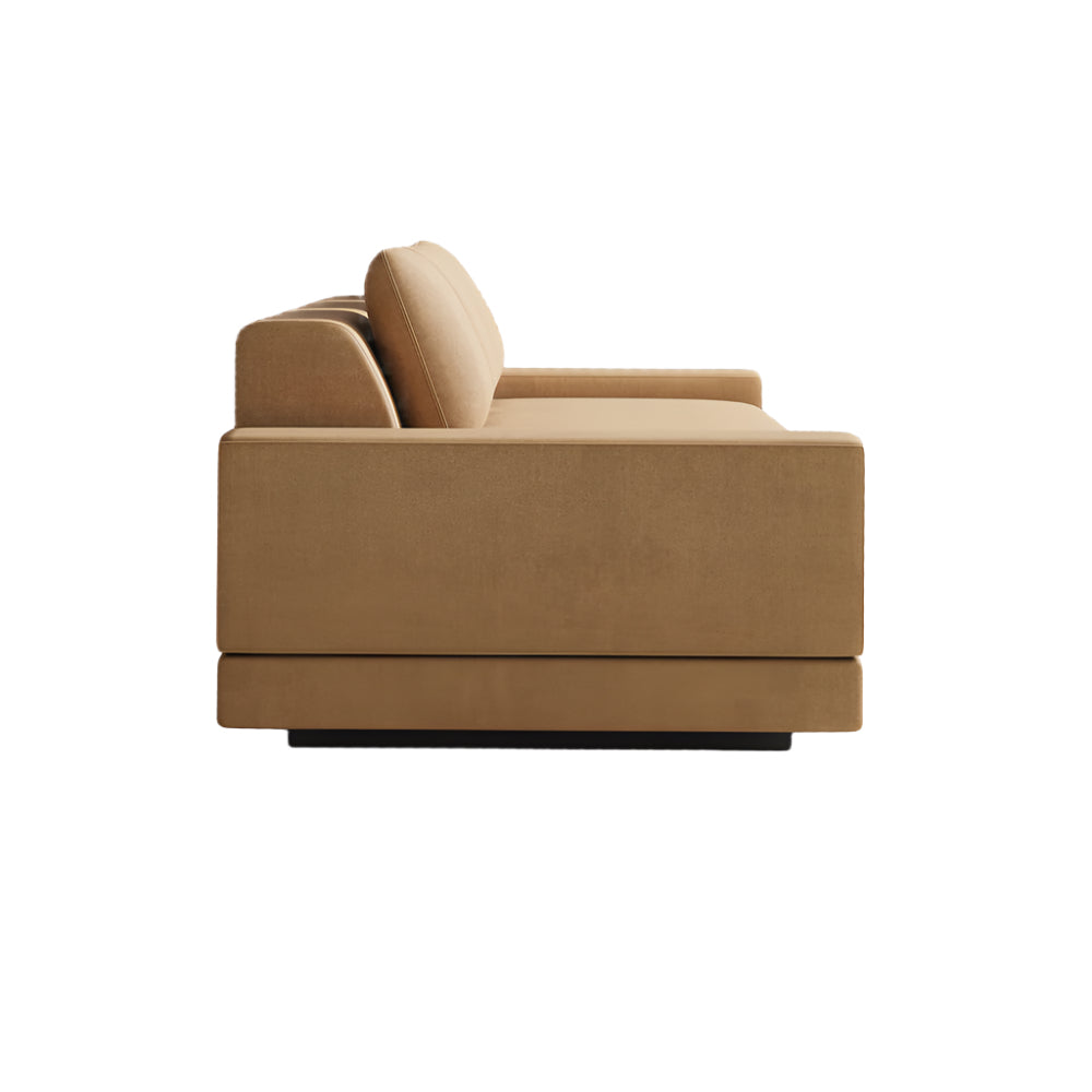 Turin Sofa with Three Cushions and Solid Base