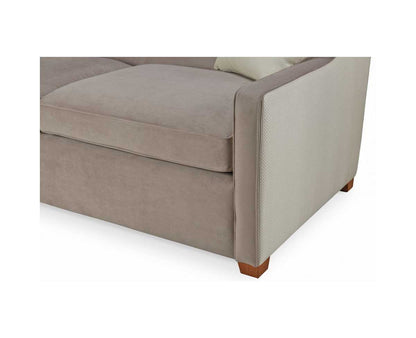 Canapé Pixy avec deux coussins d'assise et pieds en bois