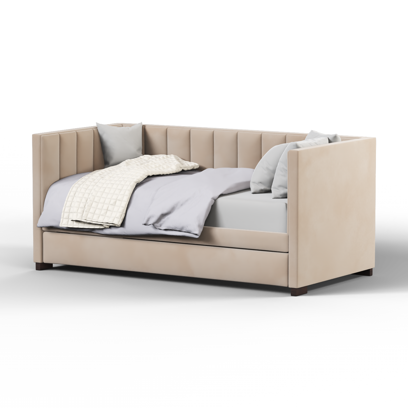 Capella Daybed with Sculpted Style and Built-In Versatility