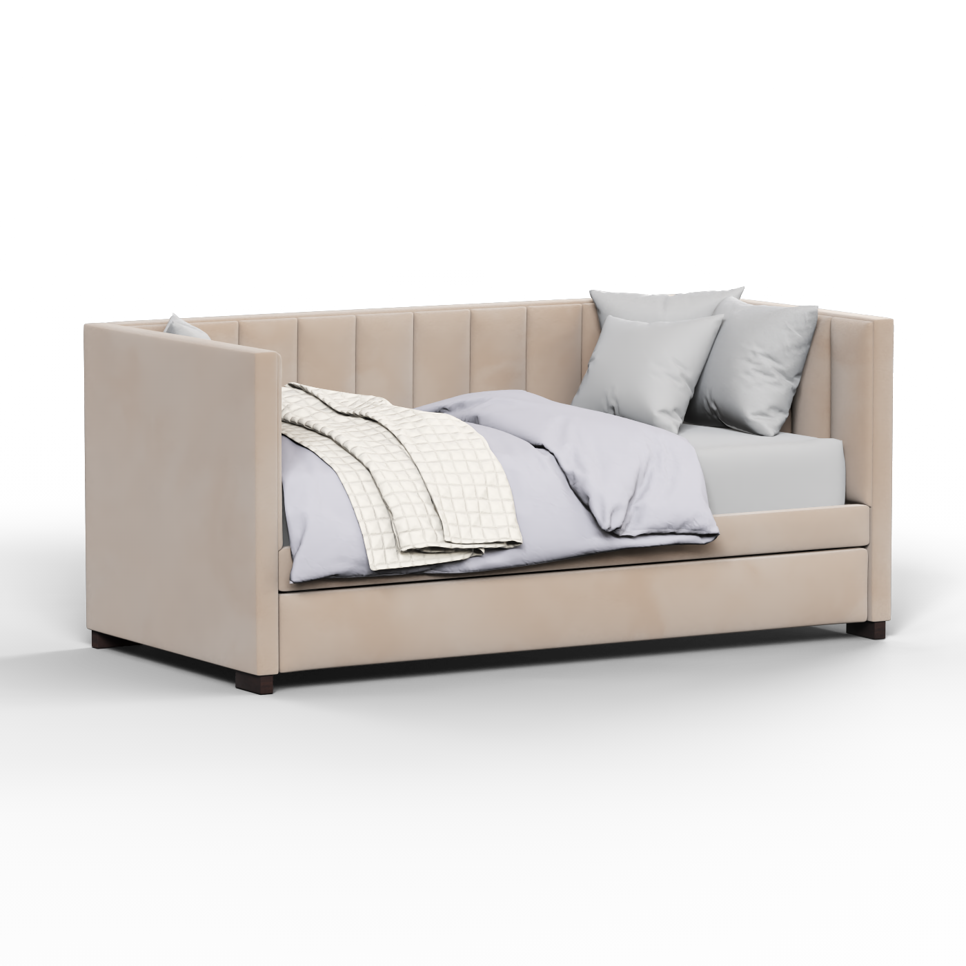 Capella Daybed with Sculpted Style and Built-In Versatility