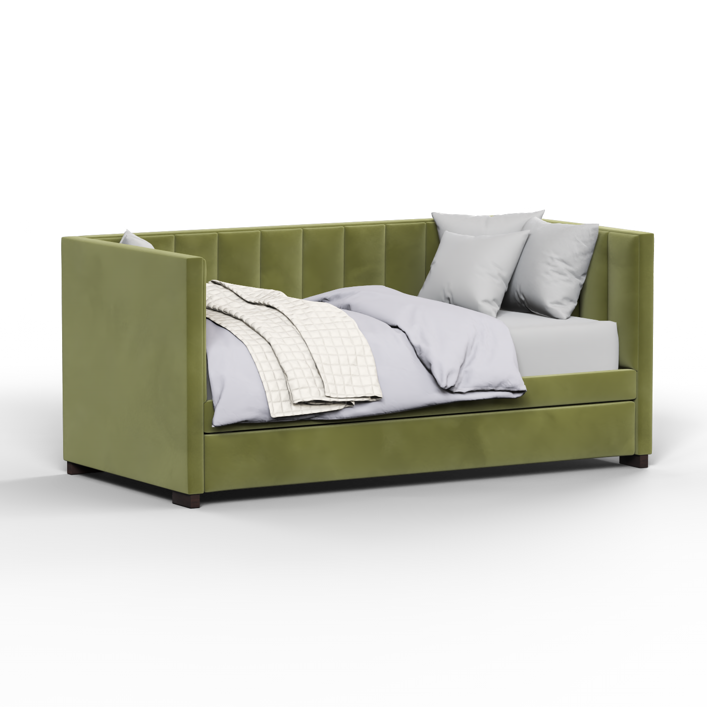 Capella Daybed with Sculpted Style and Built-In Versatility