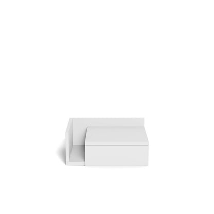 Bedside Table Ashlan - White