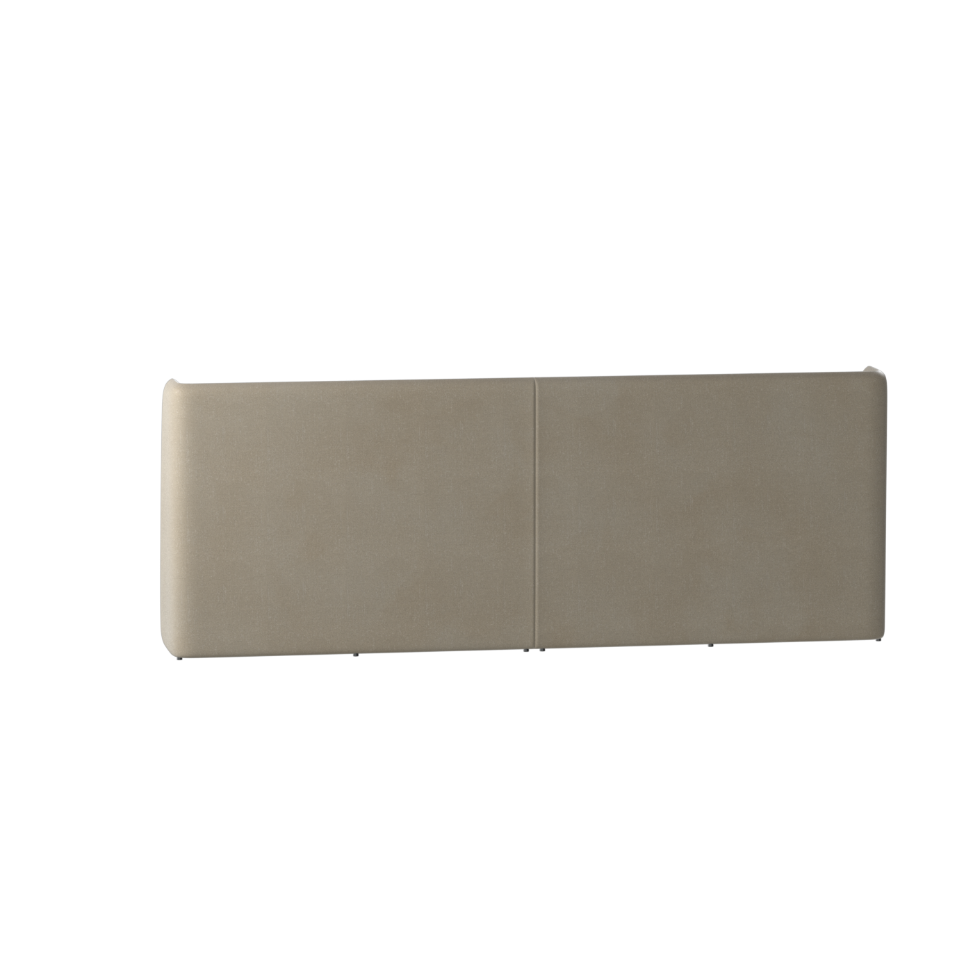 Abbey Upholstered Bed with Structured Headboard and Refined Lines