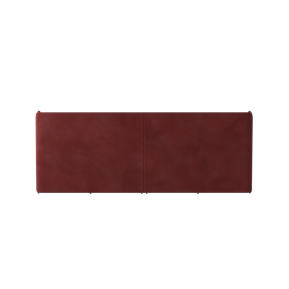 Abbey Upholstered Bed with Structured Headboard and Refined Lines