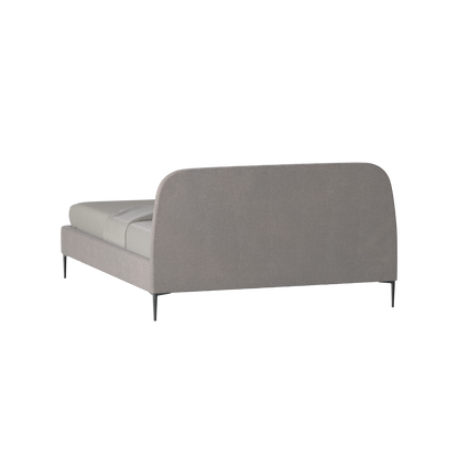 Anna Upholstered Bed with Vertical Headboard Detailing