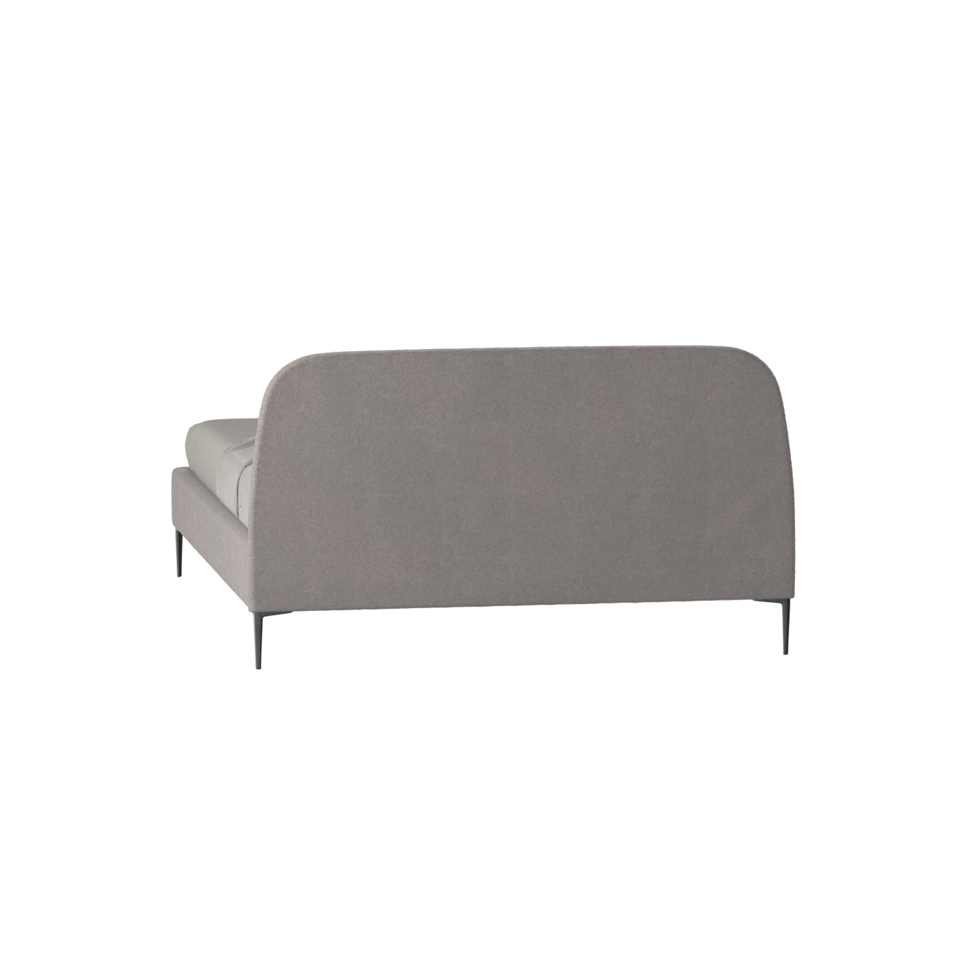 Anna Upholstered Bed with Vertical Headboard Detailing