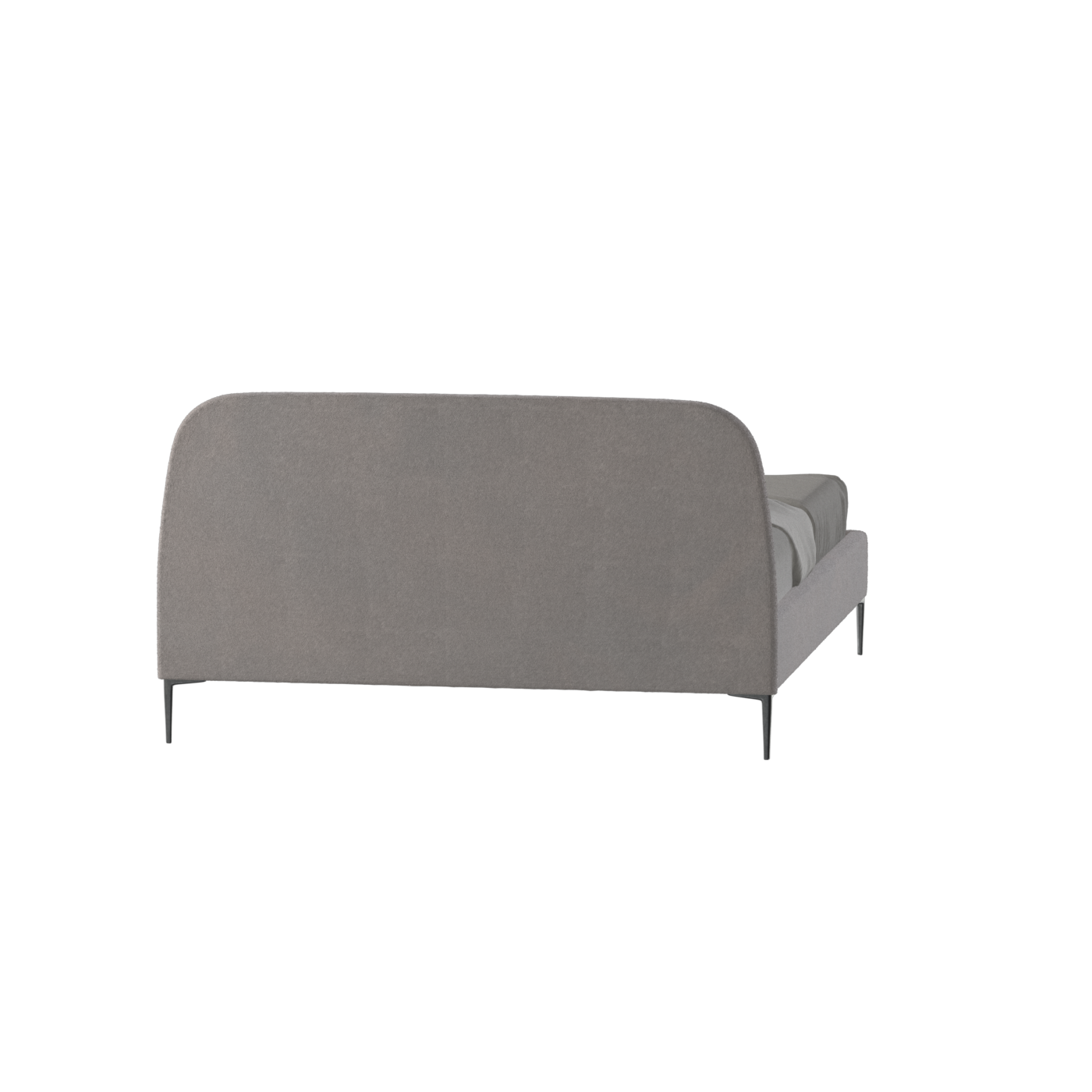 Anna Upholstered Bed with Vertical Headboard Detailing