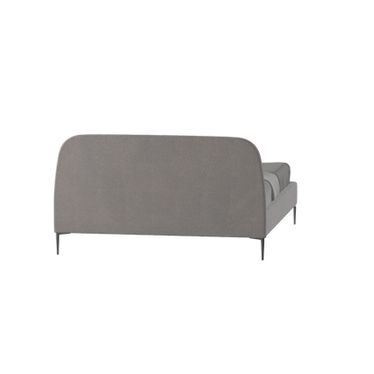 Anna Upholstered Bed with Vertical Headboard Detailing