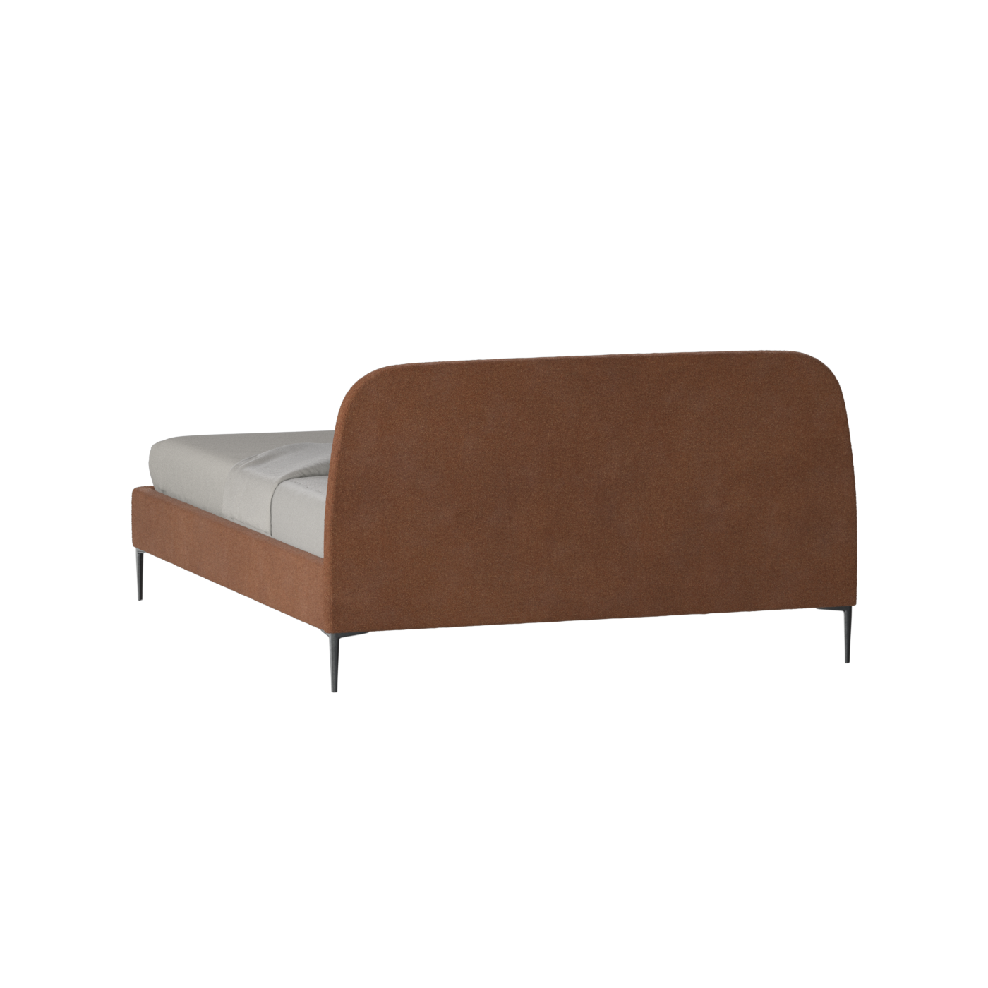 Anna Upholstered Bed with Vertical Headboard Detailing