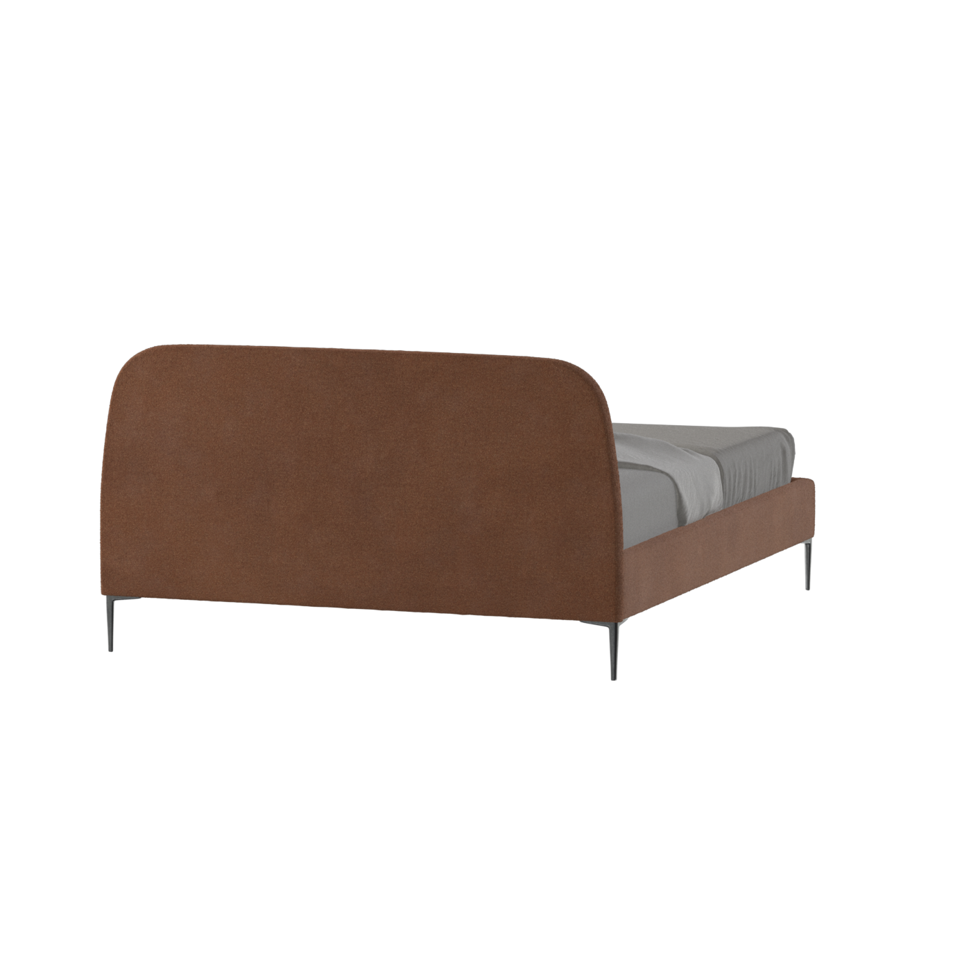 Anna Upholstered Bed with Vertical Headboard Detailing