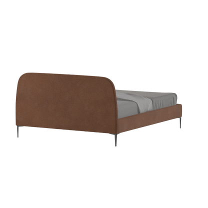 Anna Upholstered Bed with Vertical Headboard Detailing