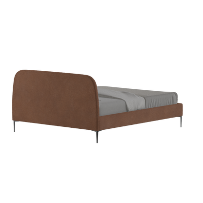 Anna Upholstered Bed with Vertical Headboard Detailing