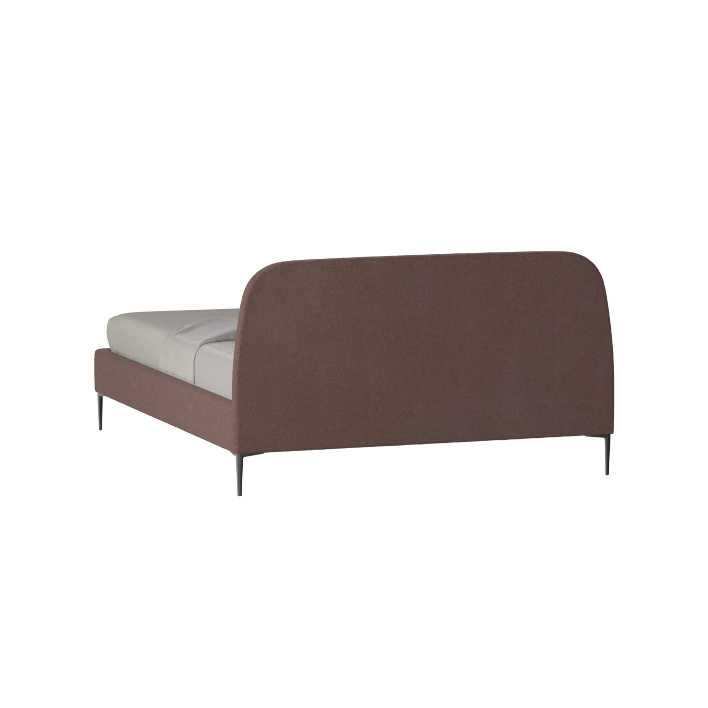 Anna Upholstered Bed with Vertical Headboard Detailing
