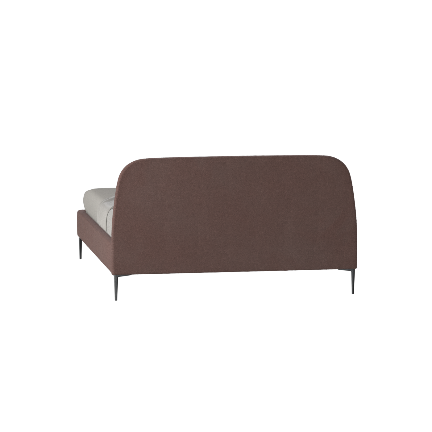 Anna Upholstered Bed with Vertical Headboard Detailing