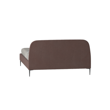 Anna Upholstered Bed with Vertical Headboard Detailing