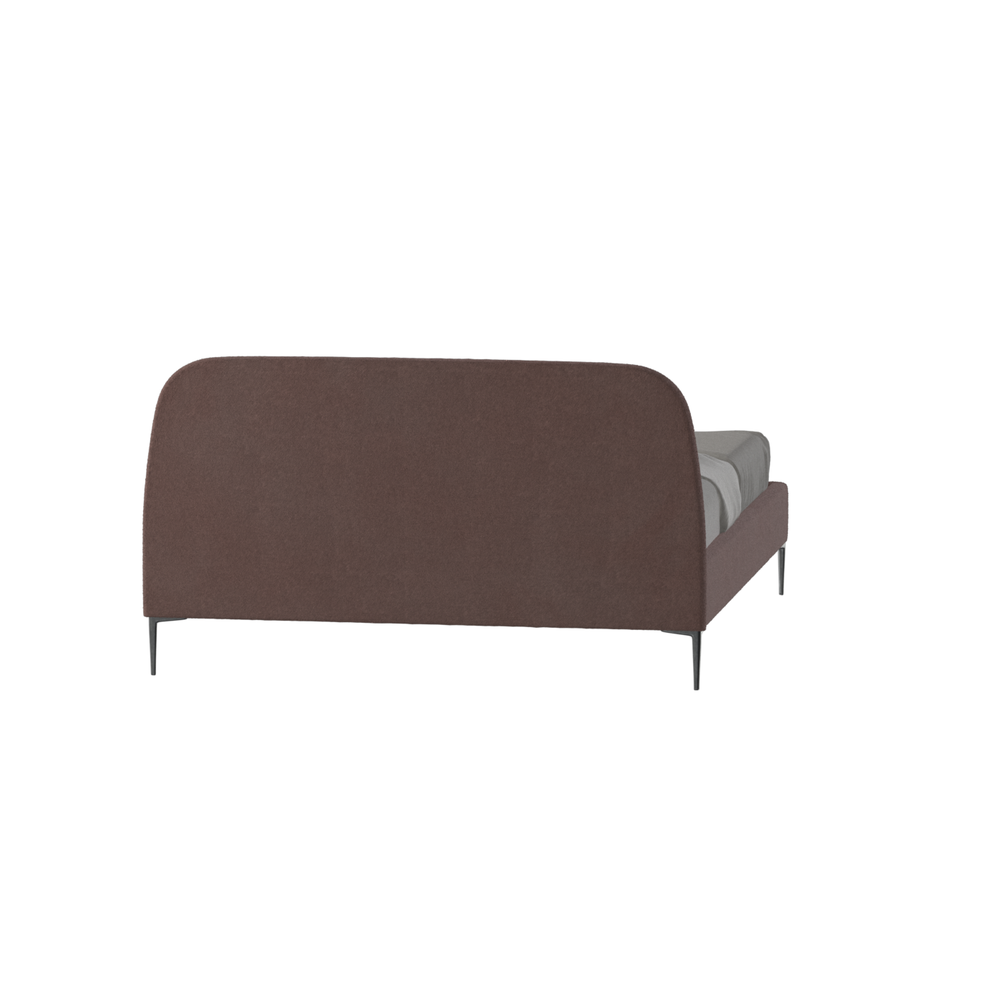 Anna Upholstered Bed with Vertical Headboard Detailing