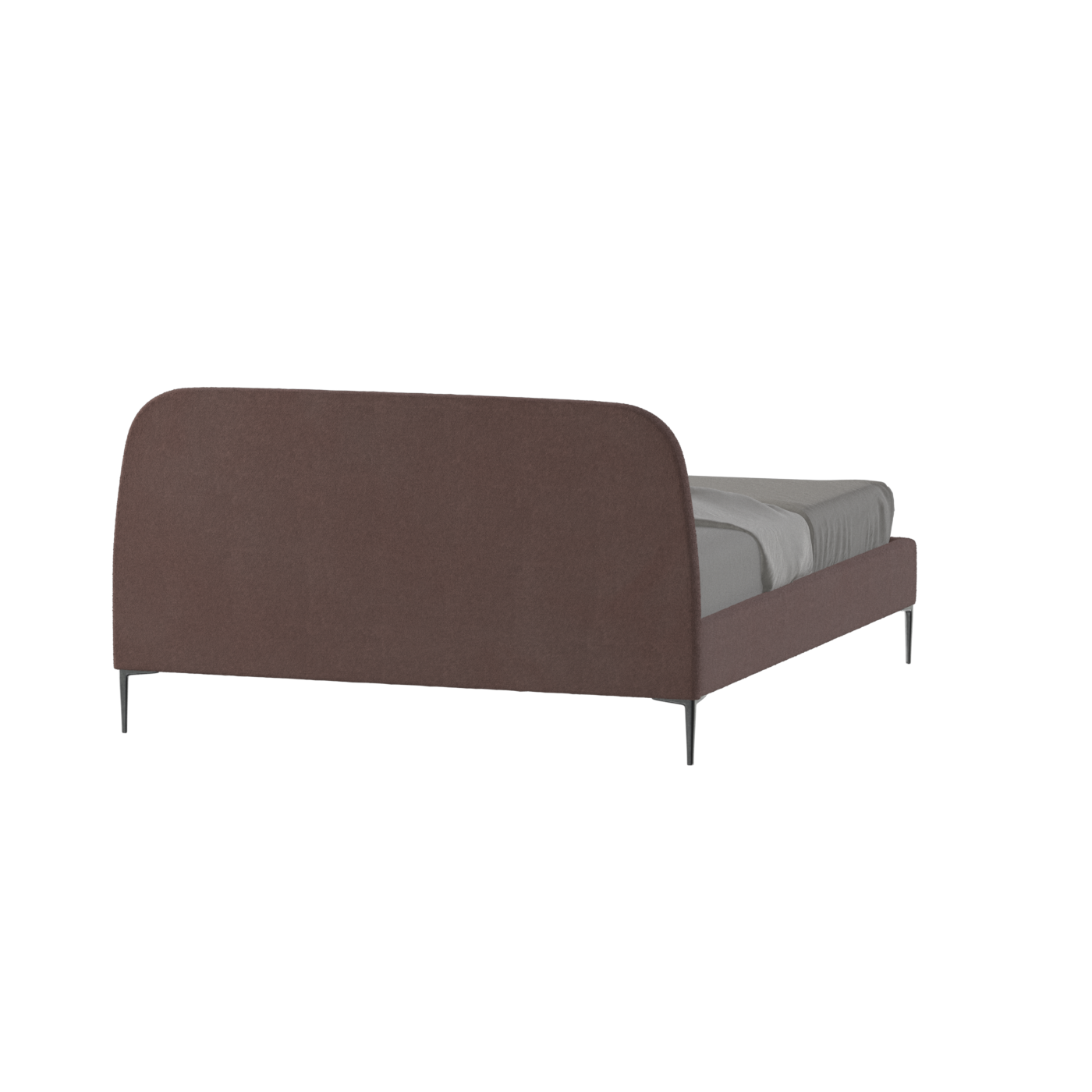 Anna Upholstered Bed with Vertical Headboard Detailing